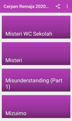 Cerpen Remaja 2020 Versi Offline 500 Cerpen Remaja screenshot 2