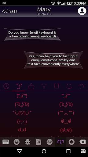 Black Neon Wallpaper for Emoji Keyboard screenshot 4