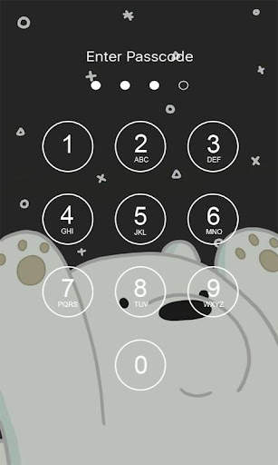 Cute Bear Lock Screen screenshot 3