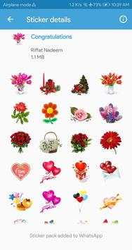 Flower Stickers for WhatsApp - Rosefy Stickers screenshot 3
