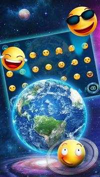 3D Earth keyboard Theme screenshot 3