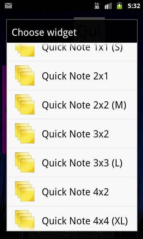 Quick Note sticky note widget screenshot 4