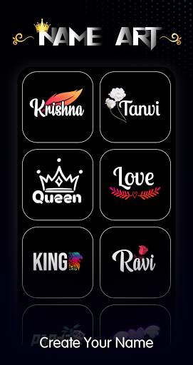 Name Art Photo Editor - Name Shadow screenshot 1