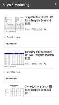 Excel Templates screenshot 6