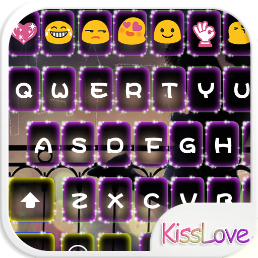 Kiss Love Emoji Keyboard Theme icon