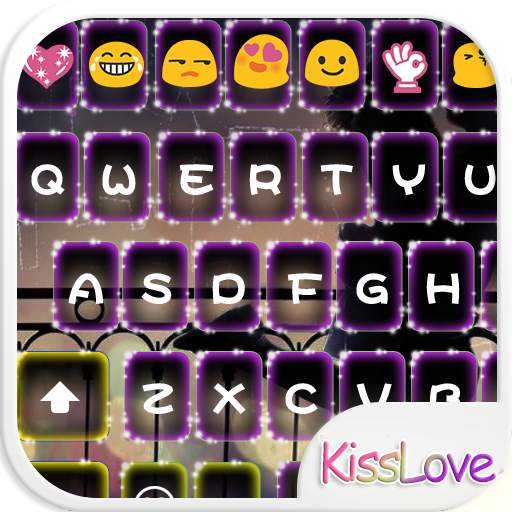 Kiss Love Emoji Keyboard Theme 1.1.4