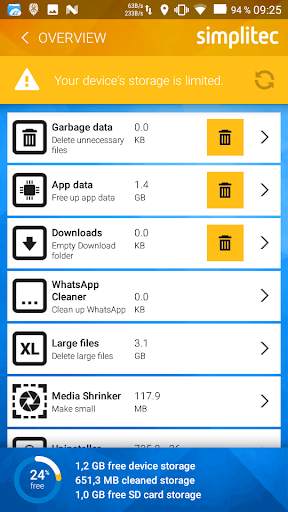 simpli Clean Mobile  - BOOSTER & CLEANER screenshot 6