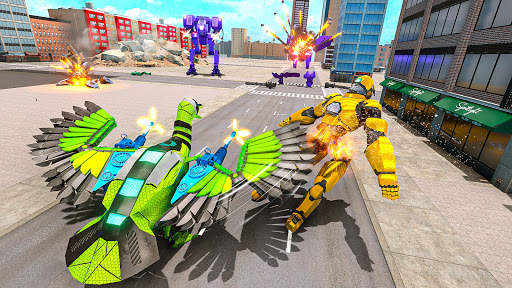 Duck Robot Car Transform Games screenshot 2