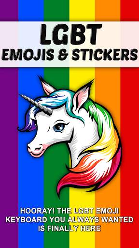 LGBT Emoji Sticker Keyboard screenshot 1