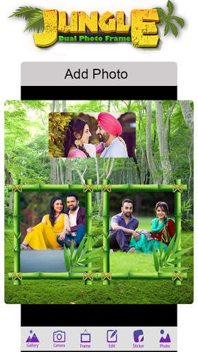 Jungle Dual Photo Frame 4 تصوير الشاشة
