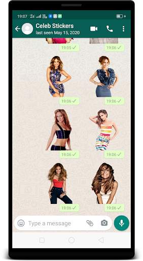 Jennifer Lopez WAStickerApps : Stickers 4 Whatsapp screenshot 6