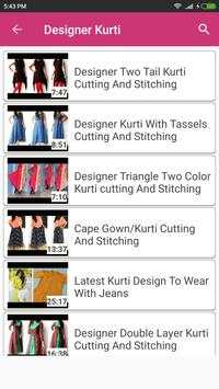Kurti Cutting And Stitching Videos screenshot 3