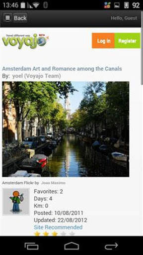 Voyajo: travel different way screenshot 3