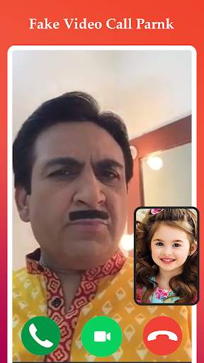 Celebrity video call prank - Funny fake video call screenshot 1