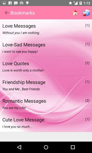 Love & Friendship Messages screenshot 5