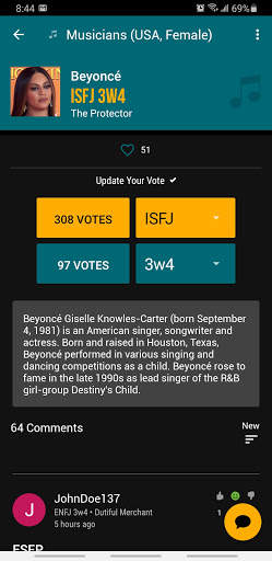 Personality Database: Real & Fictional People screenshot 3