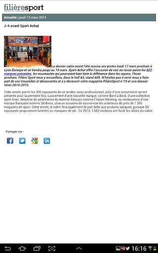 Filière Sport News screenshot 6