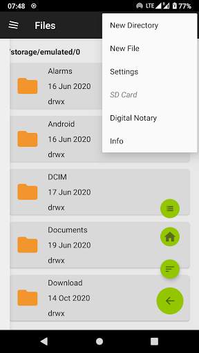 Files screenshot 1