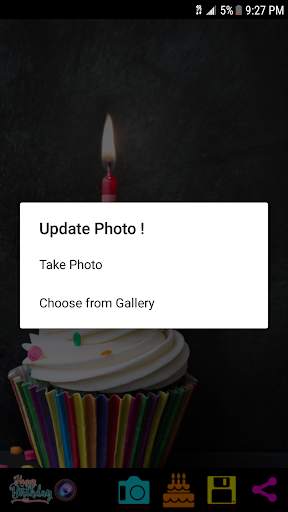 Happy Birthday Camera screenshot 2