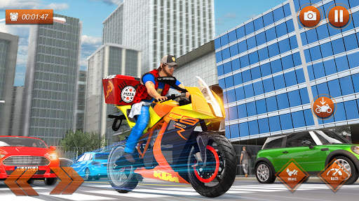 Fast Bike Racing Pizza Deliver screenshot 1