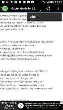 MCPE Master Mod Guide screenshot 3