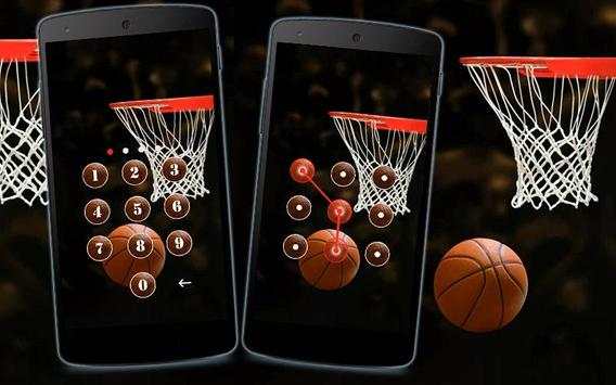 Green Applock Theme Basketball screenshot 1
