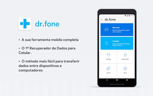 Dr.fone - Recuperação e transferência e backup screenshot 1