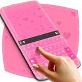 Pink Hearts Keyboard Theme on 9Apps