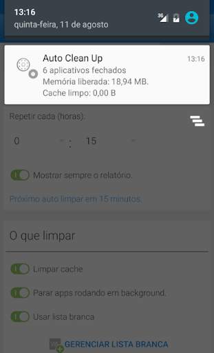 Auto Clean Up - Auto Limpar screenshot 3