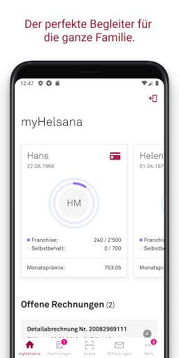 myHelsana screenshot 1