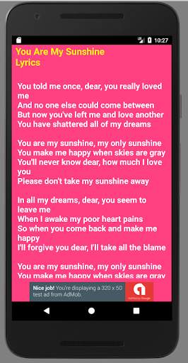 You Are My Sunshine screenshot 2