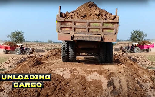 Tractor Trolley Farming Drive screenshot 2