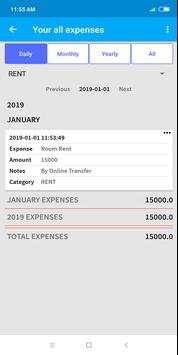 Daily Expenses screenshot 4