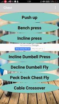 GYM WORK OUT AND GUIDE screenshot 2