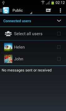 WiFi Chat & File share Groups screenshot 1