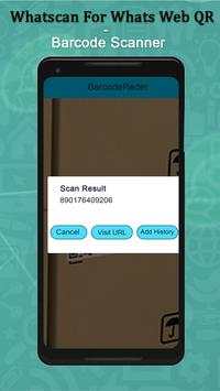 Whatzweb For webclone 2018 QR - Barcode scanner screenshot 5