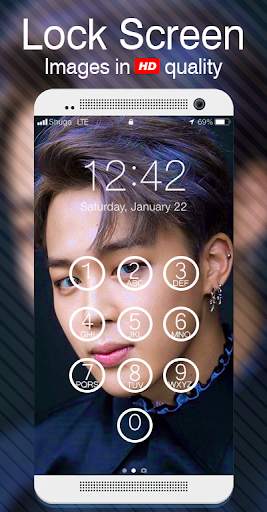 Lock Screen for Jimin BTS screenshot 2