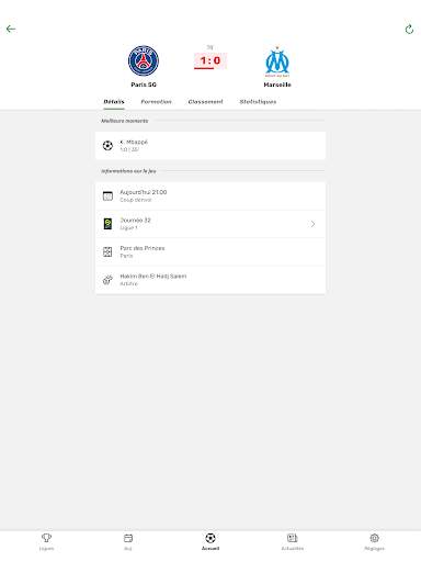 TorAlarm - Scores de football screenshot 11