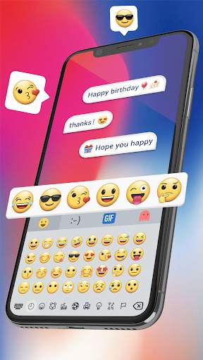 OS11 keyboard for phone 8 screenshot 2
