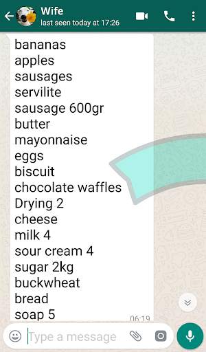 Shopping list   screenshot 1