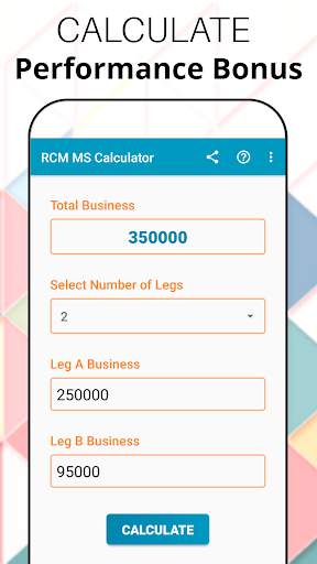 RCM MS Calculator screenshot 1