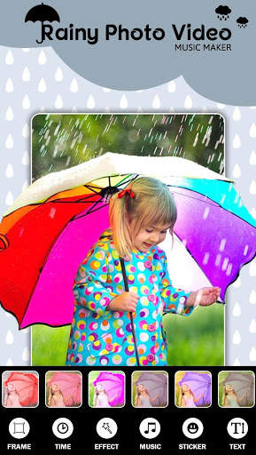 Rainy Photo Video Music Maker screenshot 5