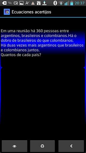 EQUAÇÕES COM EXEMPLOS DA VIDA REAL EXERCICIOS Test screenshot 4