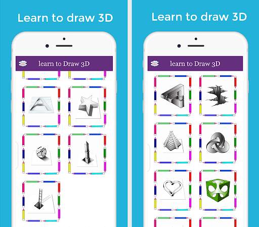how  to draw 3D screenshot 14