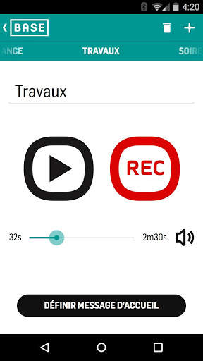 BASE Visual Voicemail screenshot 4