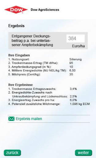 Dow Ampfer-App screenshot 7