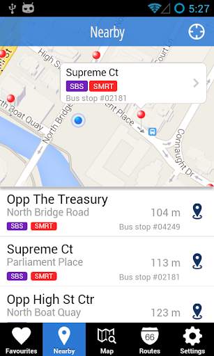 bus@sg for Android screenshot 2