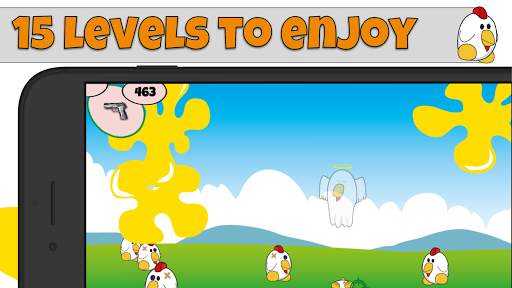 Space Range Chicken Invaders - Shooting Game screenshot 1