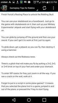 Tips For Roblox screenshot 3