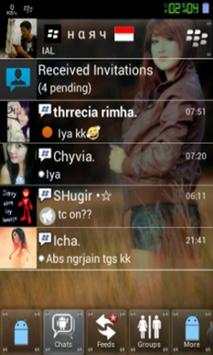 Tema BBM® Transparan screenshot 2